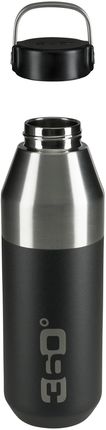 360 Degrees Butelka Termiczna Vacuum Insulated Stainless Narrow Mouth Bottle Czarna 0,75L