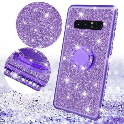 ERBORD Etui do Samsung Galaxy S10+ Plus Bling Purple Fioletowy