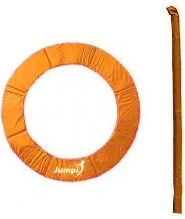 Jumpi Osłona na sprężyny i pokrowce na słupki na trampolinę 374cm 12 FT pomarańczowy 