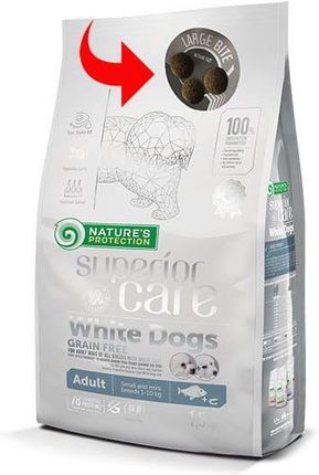 Nature'S Protection Superior Care White Dogs Grain Free White Fish Adult Large Breeds 1,5Kg