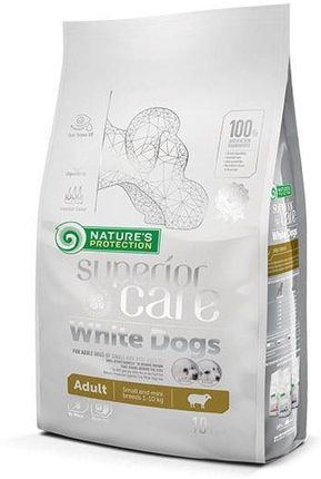 Natures Protection Sc White Dogs Adult Small Breeds With Lamb 10Kg