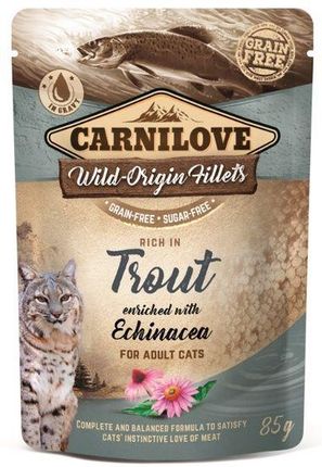 Carnilove Cat Pouch Trout Echinacea 85G
