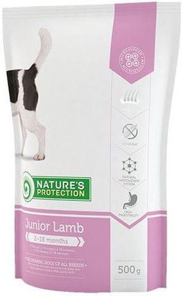 Nature'S Protection Junior With Lamb 500G Dog