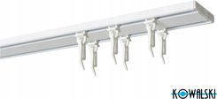 Zdjęcie SZYNA SUFITOWA PODWÓJNA 160 CM Z AGRAFKAMI  - Płoty