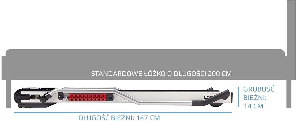 HMS LOOP15 Bieżnia Elektryczna Do Nordic Walking - zdjęcie 18 HMS LOOP15 Bieżnia Elektryczna Do Nordic Walking