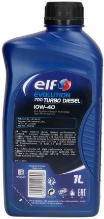 Elf Evolution 700 Turbo Diesel 10W40 1l - zdjęcie 3