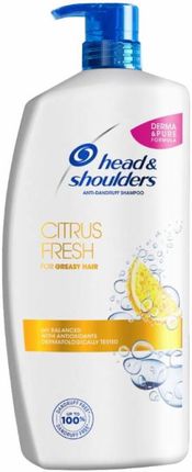Head & Shoulders Xxl Citrus Fresh Szampon Przeciwłupieżowy 900 ml