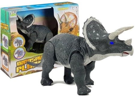 Lean Toys Zabawka Interaktywna Dinozaur Triceratops 