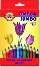 Zdjęcie Kredki Ołówkowe 12 Kolorów Jumbo Koh - Głowno