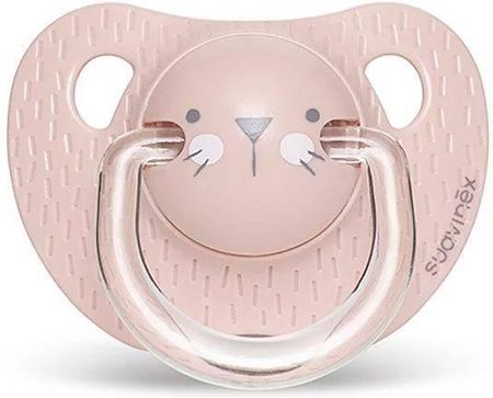 Suavinex Smoczek Anatomiczny Silikonowy Premium Kotek Różowy Hygge Baby Różowy +18M