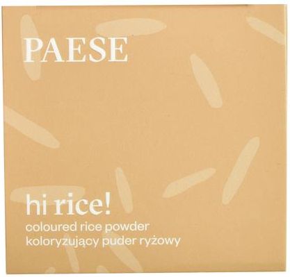 PAESE Puder Ryżowy z Kolorem Hi Rise 20 Natural 10g