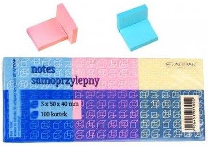 Starpak Notes Samoprzylepny 40X50Mm 100 Kartek  