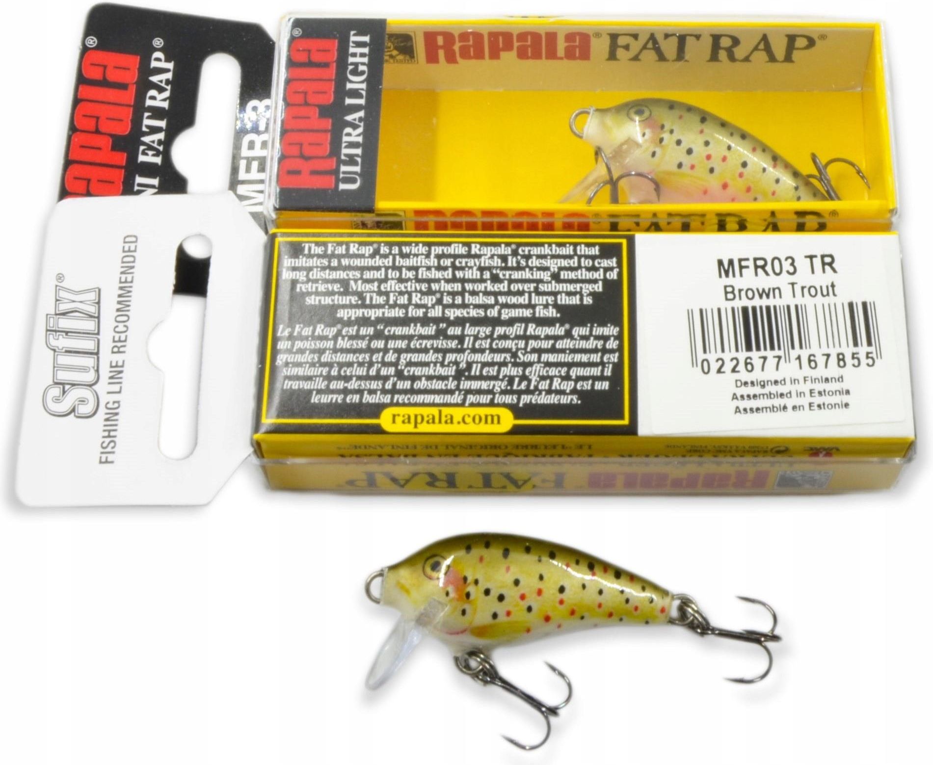 Mini Fat Rap Brown Trout 3cm/4g 