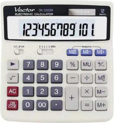 Vector Kalkulator Na Biurko Dk-209 Szary