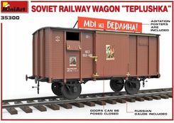 MINIART 35300 SOVIET RAILWAY WAGON TEPLUSHKA 1:35