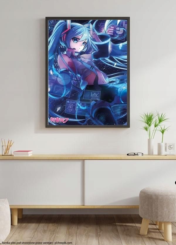  HATSUNE MIKU EKRAN PLAKAT 61X91,5 CM ціна 33.47 zł - фотографія 2