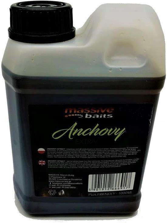 ANCHOVY EXTRACT 1L MASSIVE BAITS LQ021 Ceny i opinie Ceneo.pl