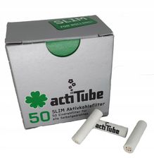 FILTERKI Z WĘGLEM AKTYWNYM ACTITUBE SLIM 50 SZTUK