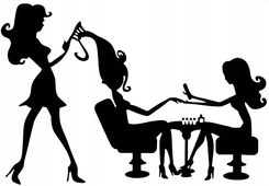 Zdjęcie NAKLEJKA ŚCIENNA DO SALONU MANICURE 43 X 62 CM - Bierutów