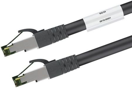 GOOBAY KABEL LAN PATCH CORD CAT 8.1 S/FTP KLASA I CZARNY 1M CZARNY ()