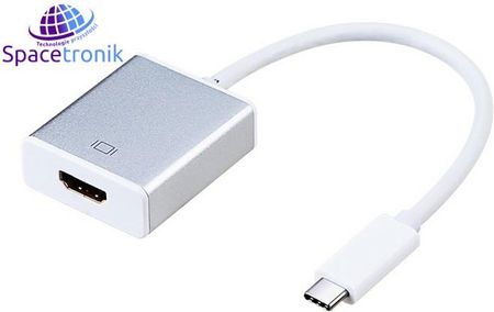 SPACETRONIK #BK ADAPTER USB-C 3.1 NA HDMI  ()