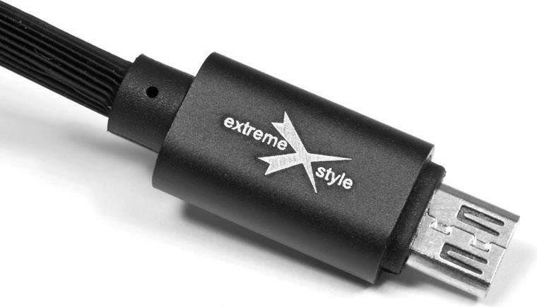 Extreme Kabel Usb Kabel Usb Silikonowy Micro Usb Czarny Box Extreme