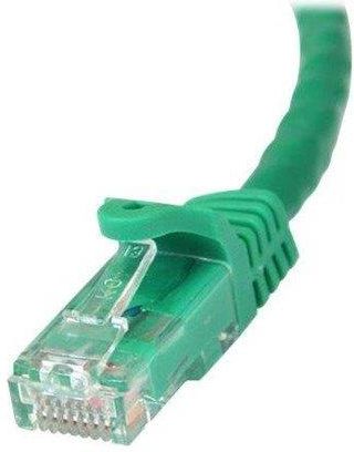 STARTECH.COM 1.5 M CAT6 CABLE - GREEN CAT6 PATCH CORD - SNAGLESS RJ45 CONNECTORS - 24 AWG COPPER WIRE - ETHERNET - ETL - PATCH CABLE - 1.5 M - GREEN  