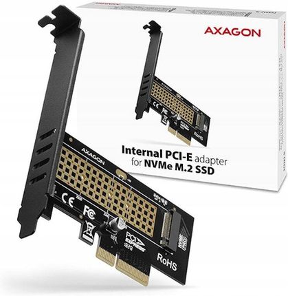 AXAGON KARTA ROZSZERZEŃ  PCIE X4, DYSK NVME M.2 SSD  (PCEM2N)