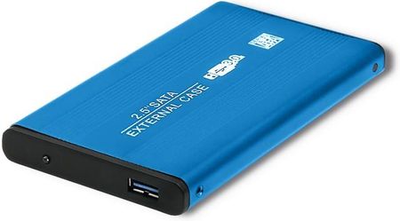 Qoltec Obudowa HDD/SSD 2.5" USB 3.0 SATA3 Niebieska (51859)