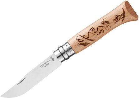 Opinel Nóż Składany Grawerowany Inox Engraving Ski No 08 - Ceny i opinie 