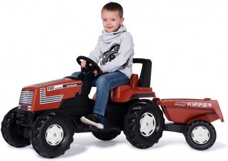 Rolly Toys Traktor Farmtrac Fiat Centenario na Pedały z Przyczepką