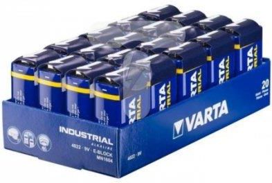 Varta Bateria alkaliczna 6LR61 / R9 9V INDUSTRIAL /tacka 20szt./ (4022211111)