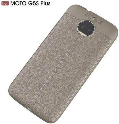 XGSM Szare Etui Football Grain TPU Case Motorola Moto G5S Plus Szary