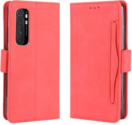 XGSM Etui Wallet Flexi Book do Xiaomi Mi Note 10 Lite Card Slot Red Czerwony