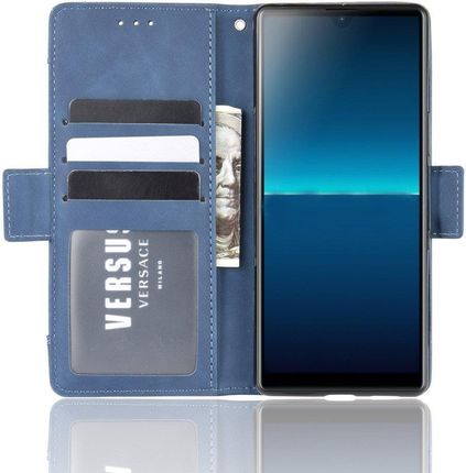 XGSM Etui Wallet Flexi Book do Sony Xperia L4 Card Slot Blue Niebieski