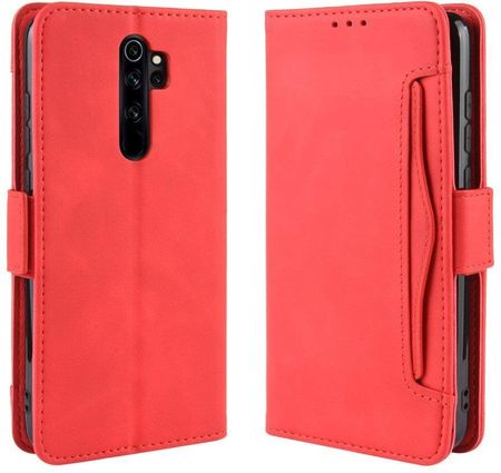 XGSM Etui Wallet Flexi Book do Xiaomi Redmi Note 8 Pro Card Slot Red Czerwony