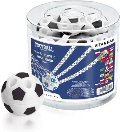 Starpak Temperówka Plastikowa Pojedyncza Football (12Szt)