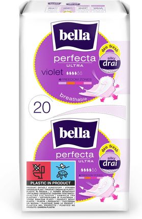 Bella Perfecta Ultra Violet Silky Drai Podpaski 20Szt.