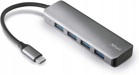 TRUST ADAPTER USB-C 4X USB-A 3.2 DO PC LAPTOP MACBOOK  (23328)