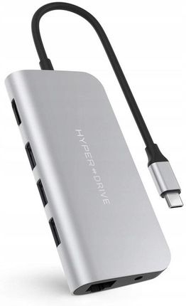 HYPERDRIVE  POWER 9-IN-1 HUB USB-C DLA MACBOOK PRO  (HD30FSILVER)