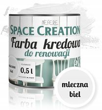 Zdjęcie FARBA KREDOWA CHALK PAINT KREDENSOWA 0,5L. BIAŁA - Alwernia