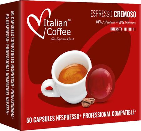 Italian Coffee Cremoso Nespresso Professional 50Kaps.
