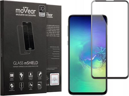 moVear Szkło Hartowane 3D PRO E na Samsung Galaxy A51 (A515) na Cały Ekran 9H GLASS mSHIELD Czarny