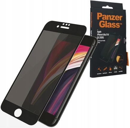 PanzerGlass Edge to Edge Privacy na Apple iPhone 6/6s/7/8/SE (2020) (P2679) Czarne