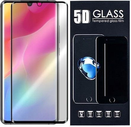 Tempered Glass Szkło hartowane 5D do Xiaomi Mi Note 10 Lite czarna ramka