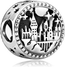 Valerio Rodowany srebrny charms do pandora szkoła magii czarodziejski zamek castle srebro 925 (SY066)