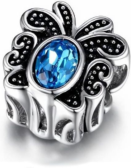 Valerio Rodowany srebrny charms do pandora motyl motylek butterfly ...