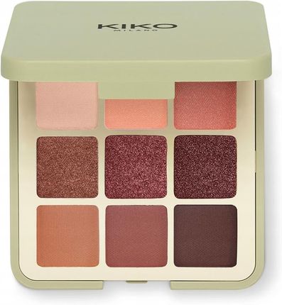 KIKO Milano New Green Me Eyeshadow Palette paleta 9 cieni do powiek 102 Feisty Saffron 9g
