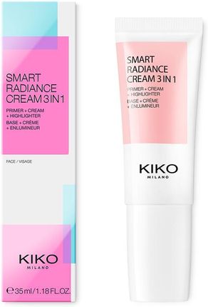 KIKO Milano Smart Radiance Cream krem nawilżający baza i rozświetlacz 03 Glowing Rose 35ml