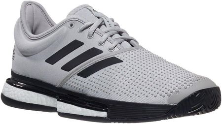 Adidas Sole Court Prime Blue Men's Shoe - Grey Two, Footwear White & Core  Black